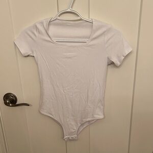 SHEIN Classic White Bodysuit